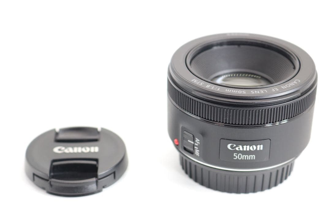 超美品 【Canon EF50mm F1.8 STM】 単焦点レンズ 安心保証◎