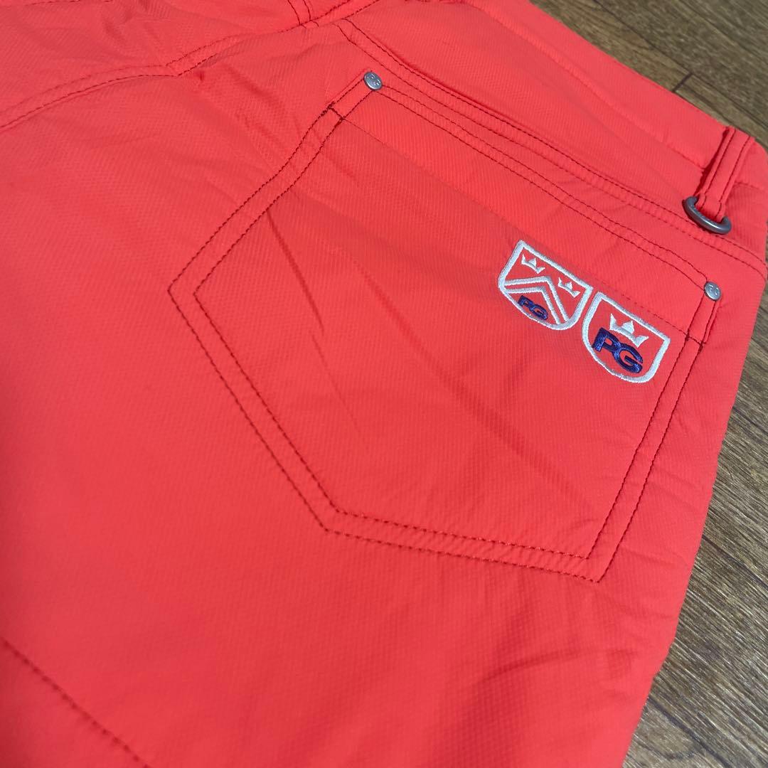 ★新品未使用タグ付き★パーリーゲイツオレンジ ゴルフスカート レディースサイズ0