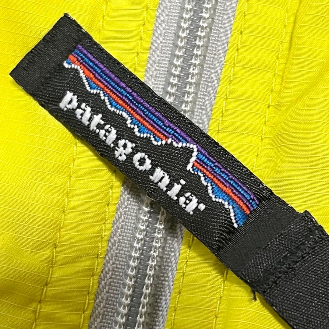 希少レア XL 美品 patagonia パフボールベストgreen spark