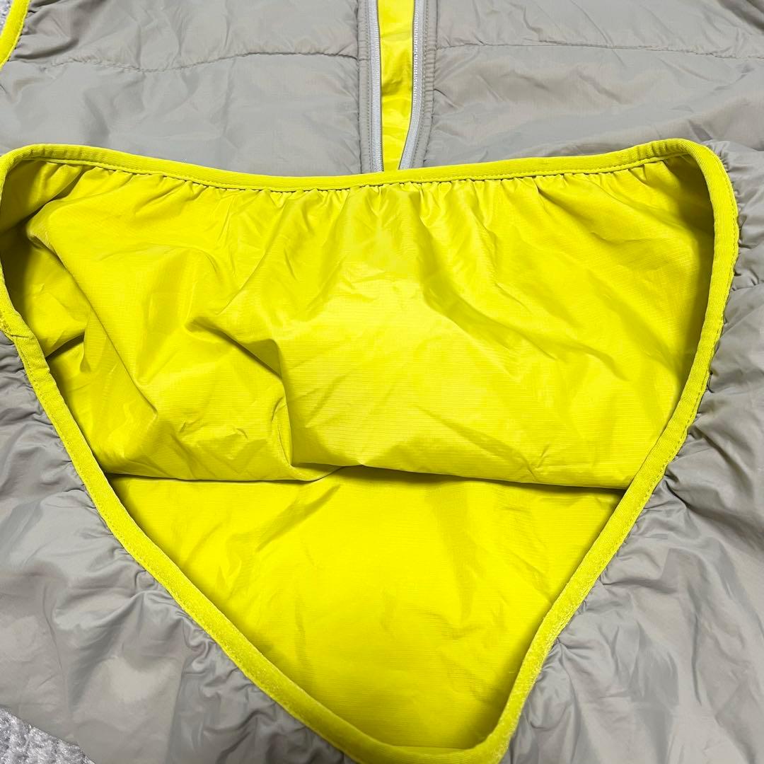 希少レア XL 美品 patagonia パフボールベストgreen spark