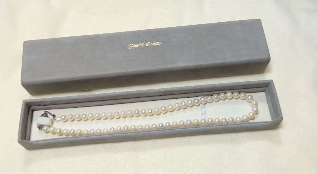 タサキ TASAKI 田崎真珠 本真珠 パールネックレス 6.0mm