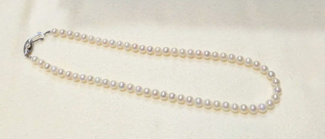 タサキ TASAKI 田崎真珠 本真珠 パールネックレス 6.0mm