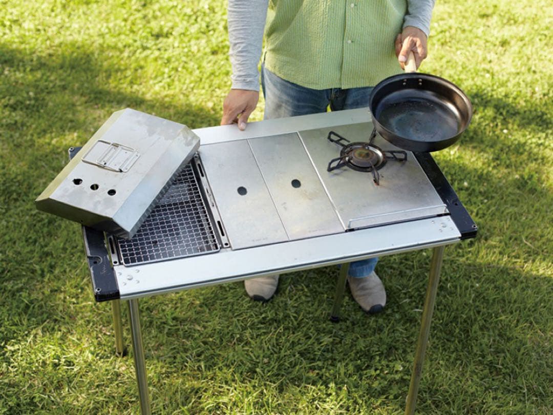 IGT アイアングリルテーブル フレーム ギアトートM SET peak