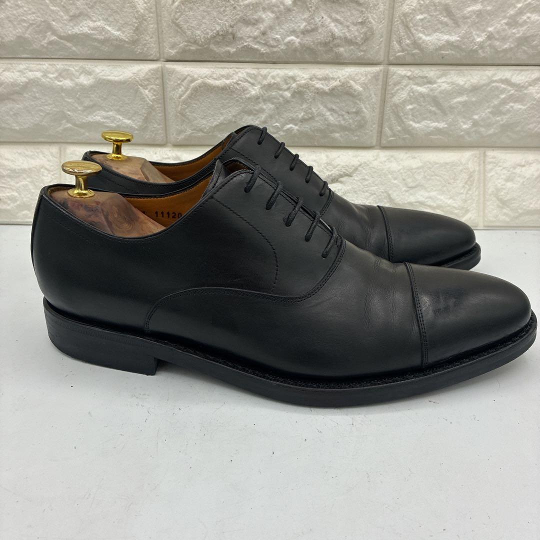 【美品】ジャランスリワヤ ストレートチップ 27.5 ビジネスシューズ 黒