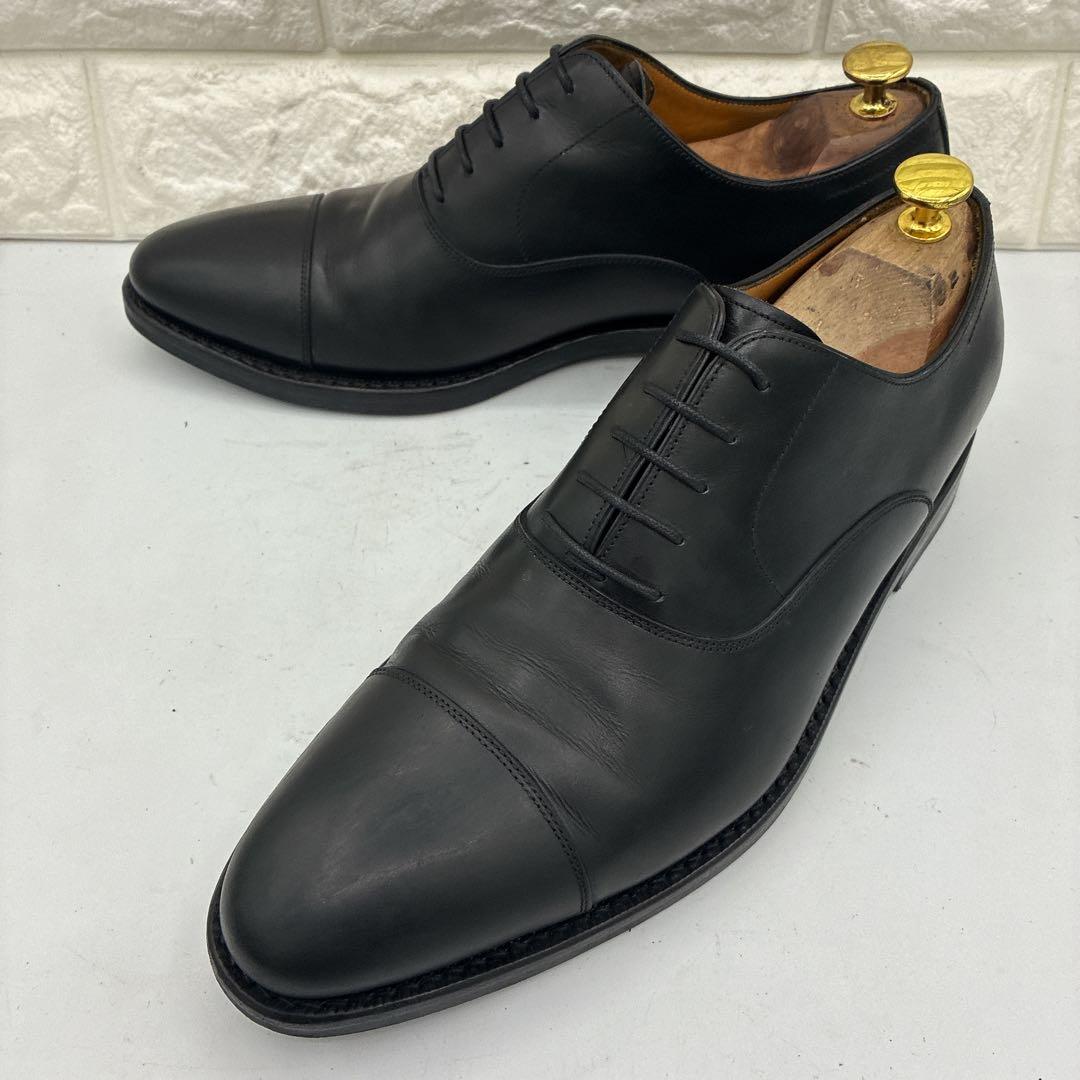 【美品】ジャランスリワヤ ストレートチップ 27.5 ビジネスシューズ 黒