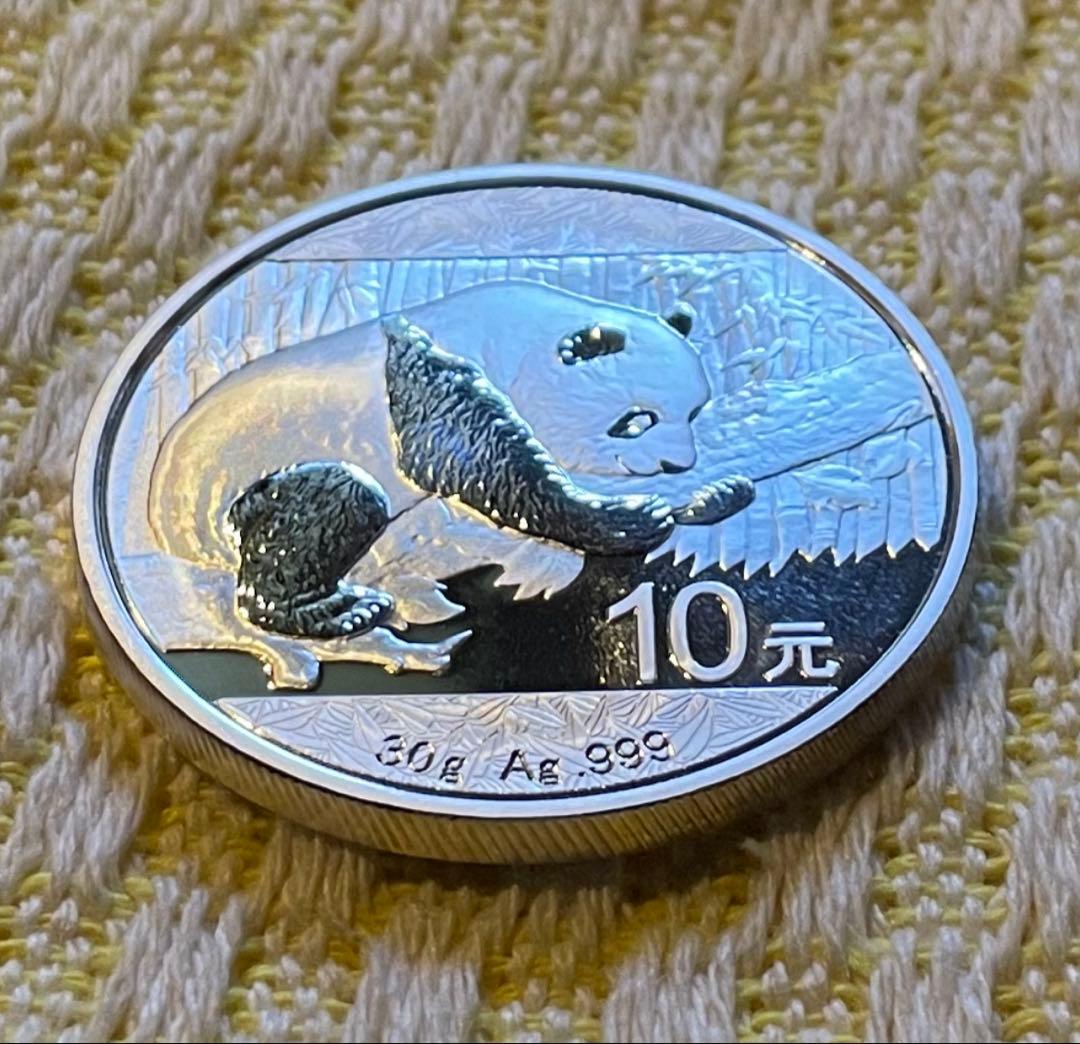 2016年 純銀 パンダ銀貨 30g 中国 10元 シルバー