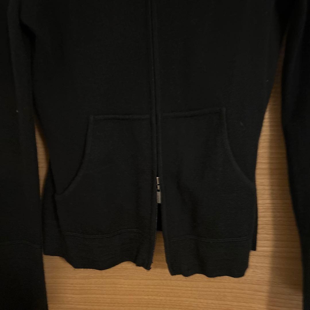 ゲリラお値下！美品！FOXEY フード付シルクとカシミア 女優パーカー