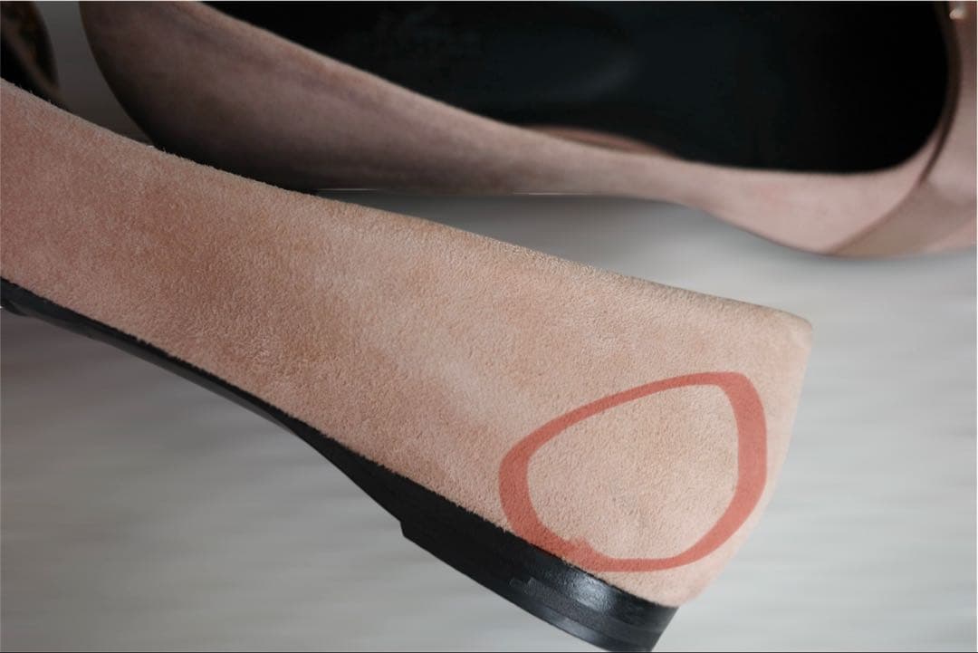 HERMÈS エルメス アピ ドゥース Hロゴ バレエシューズ ローズゴールド