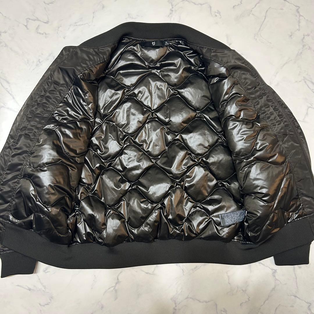 【大きいXL】ユニクロ ＋J ハイブリッドダウンオーバーサイズ MA-1 グレー