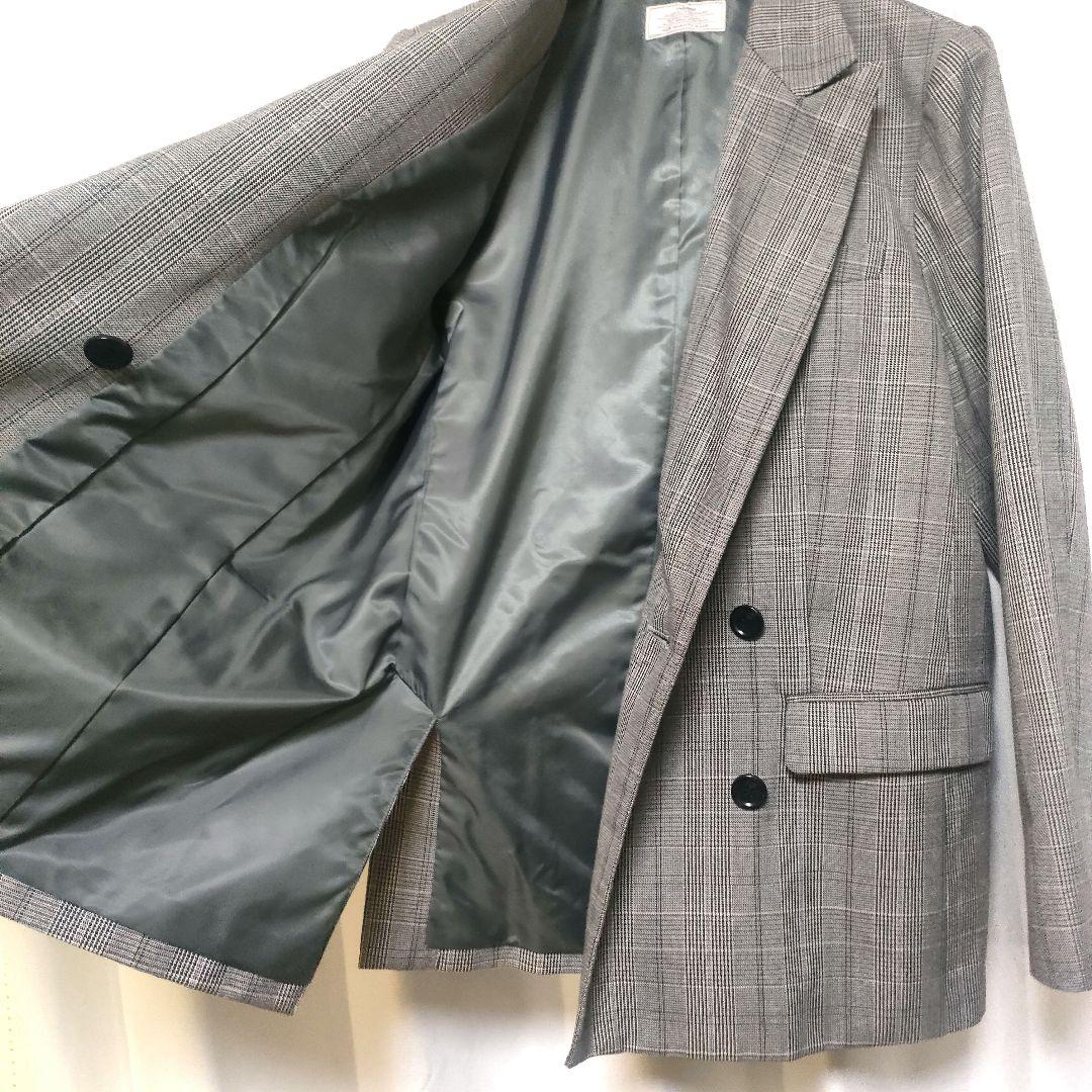 【極美品】ジャーナルスタンダード レリューム Wブレストチェックジャケット 38