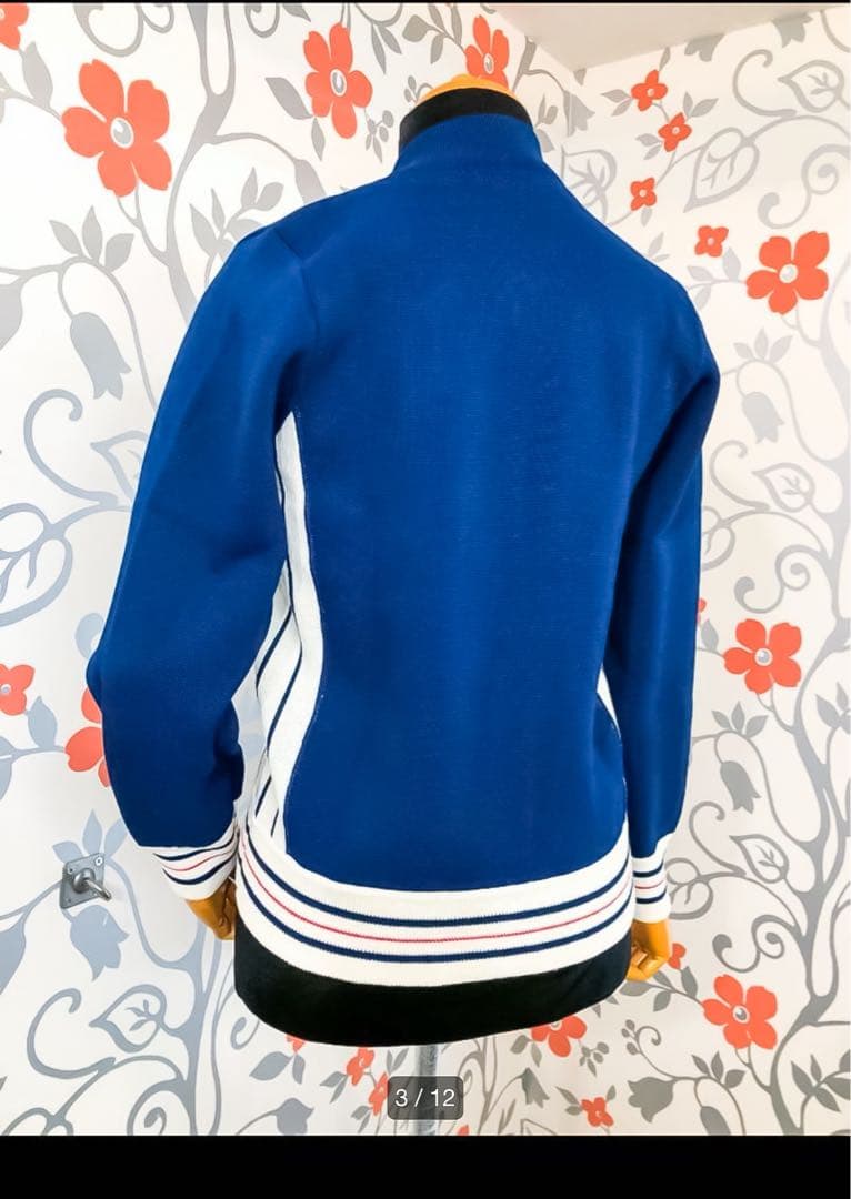 【新品】FILA テニス ジャケット ニット レディース ネイビー フィラ L