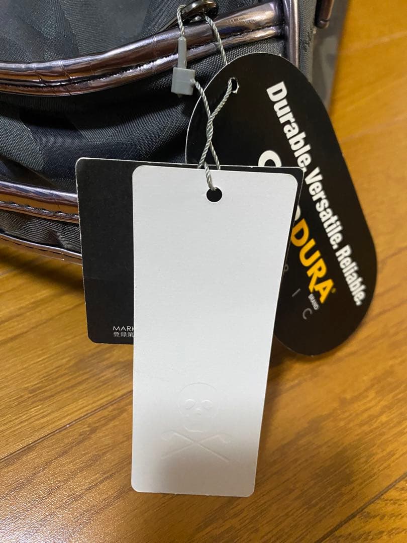 新品 MARK&LONA グレー 迷彩 シューズケース バッグ マーク&ロナ 靴