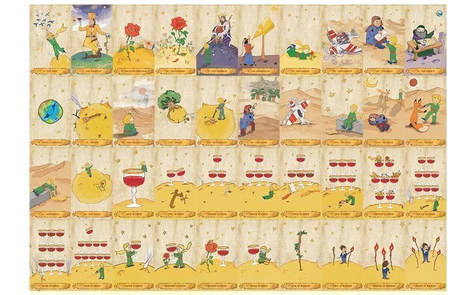 新品・正規品✨韓国メーカーの入手困難デッキ✨金縁✨星の王子さまタロットカード