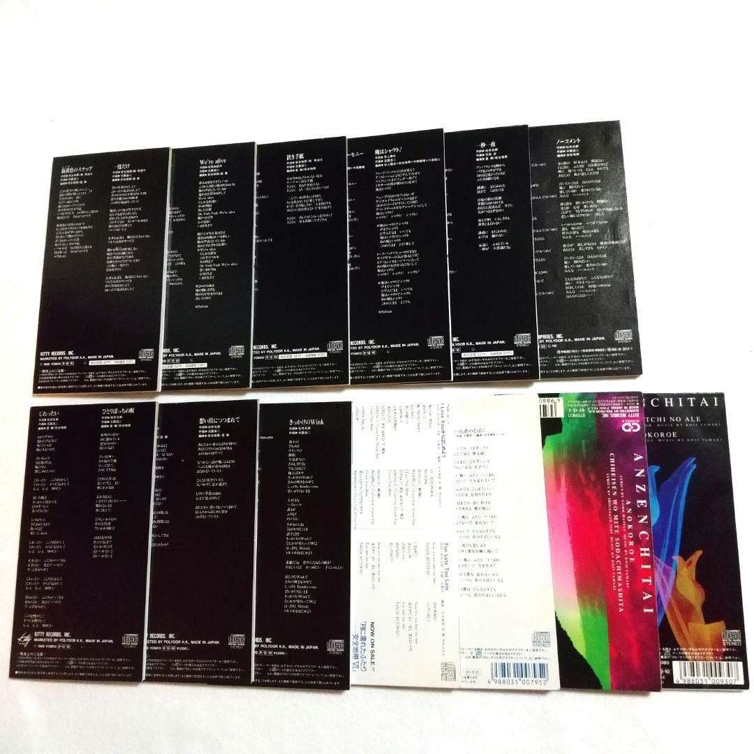 ★安全地帯『崩黄色のスナップ 』など 8cmCD 13枚セット！