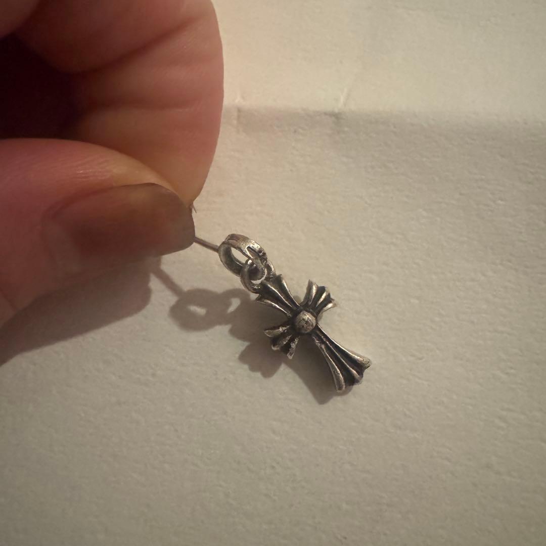 クロムハーツ　クロスベビーファットドロップピアス