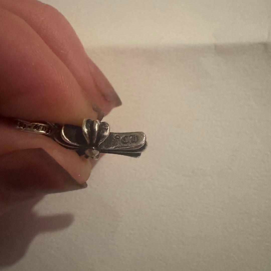 クロムハーツ　クロスベビーファットドロップピアス