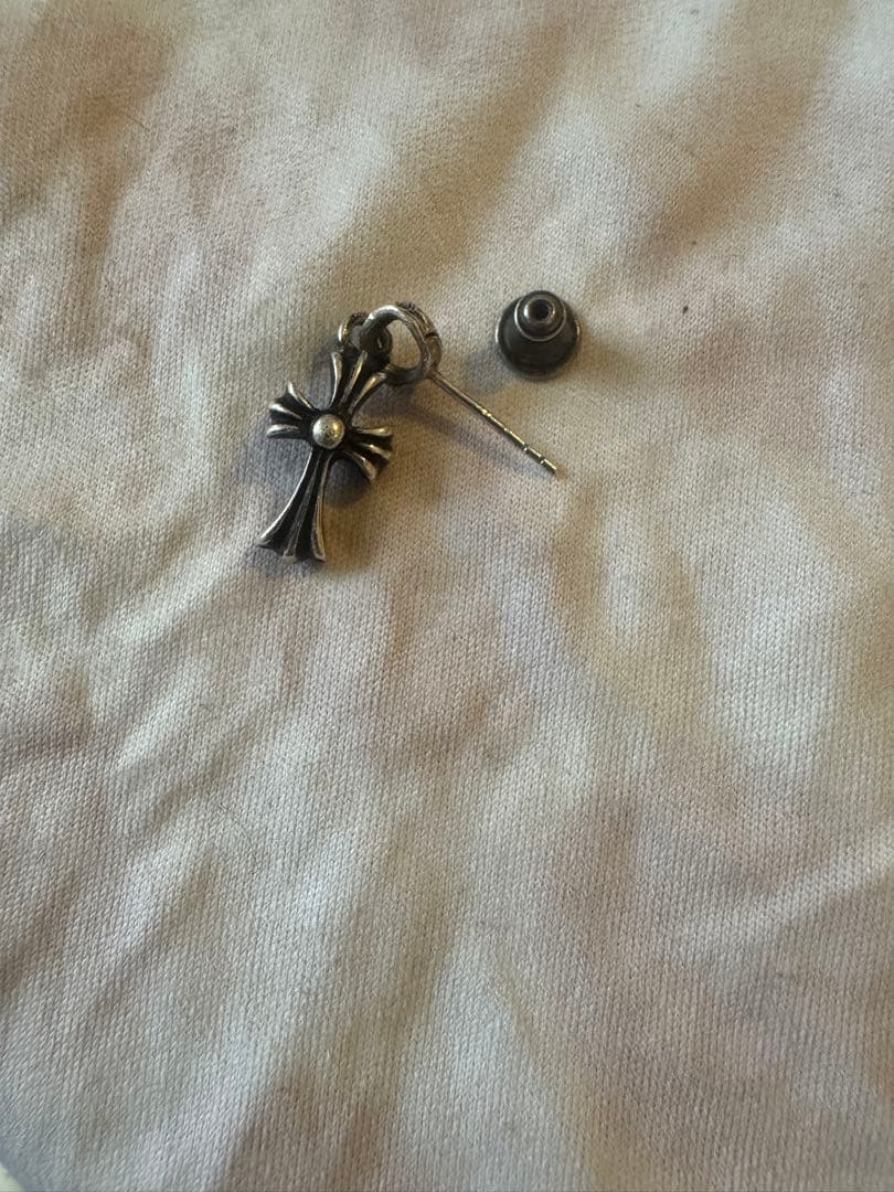 クロムハーツ　クロスベビーファットドロップピアス