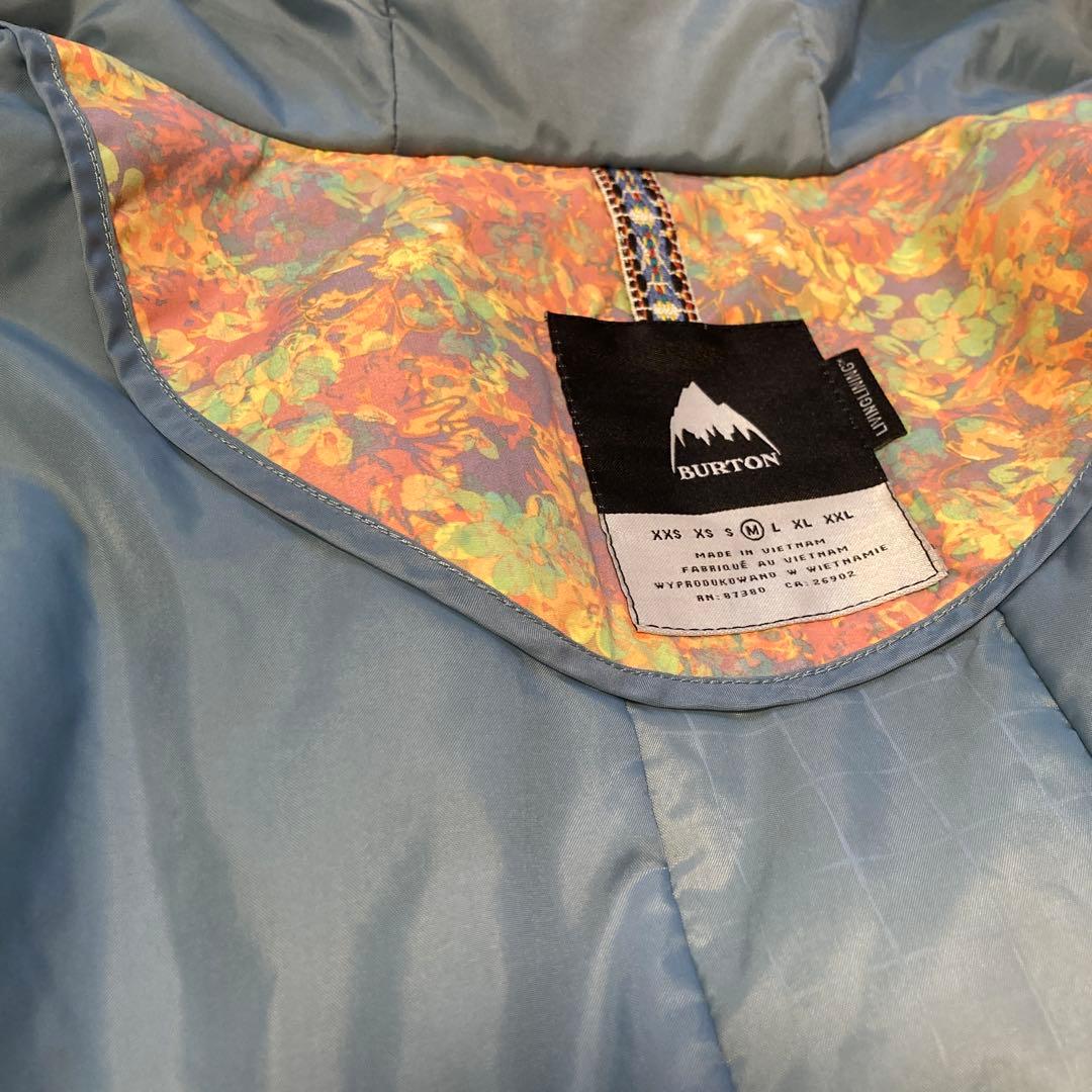 BURTON★バートン★花柄スキーウェアジャケットM★スノーボードレディース女性