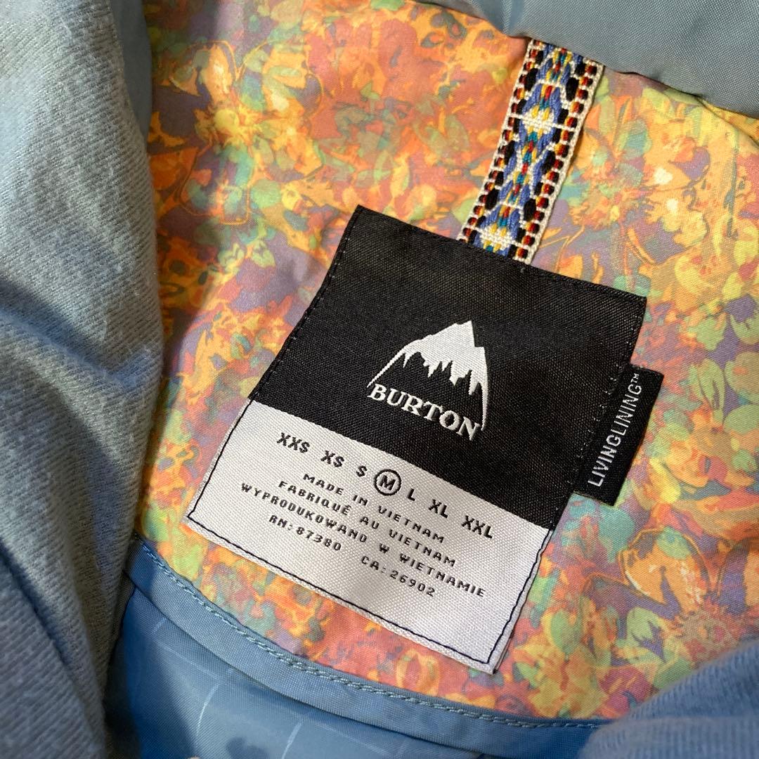 BURTON★バートン★花柄スキーウェアジャケットM★スノーボードレディース女性