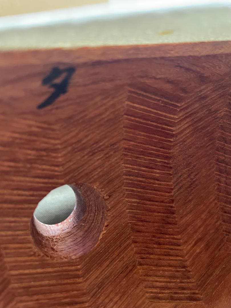 しんぞー三味線 紅木 1本溝 子持綾杉胴　東さわり　糸巻素六黒檀　付き