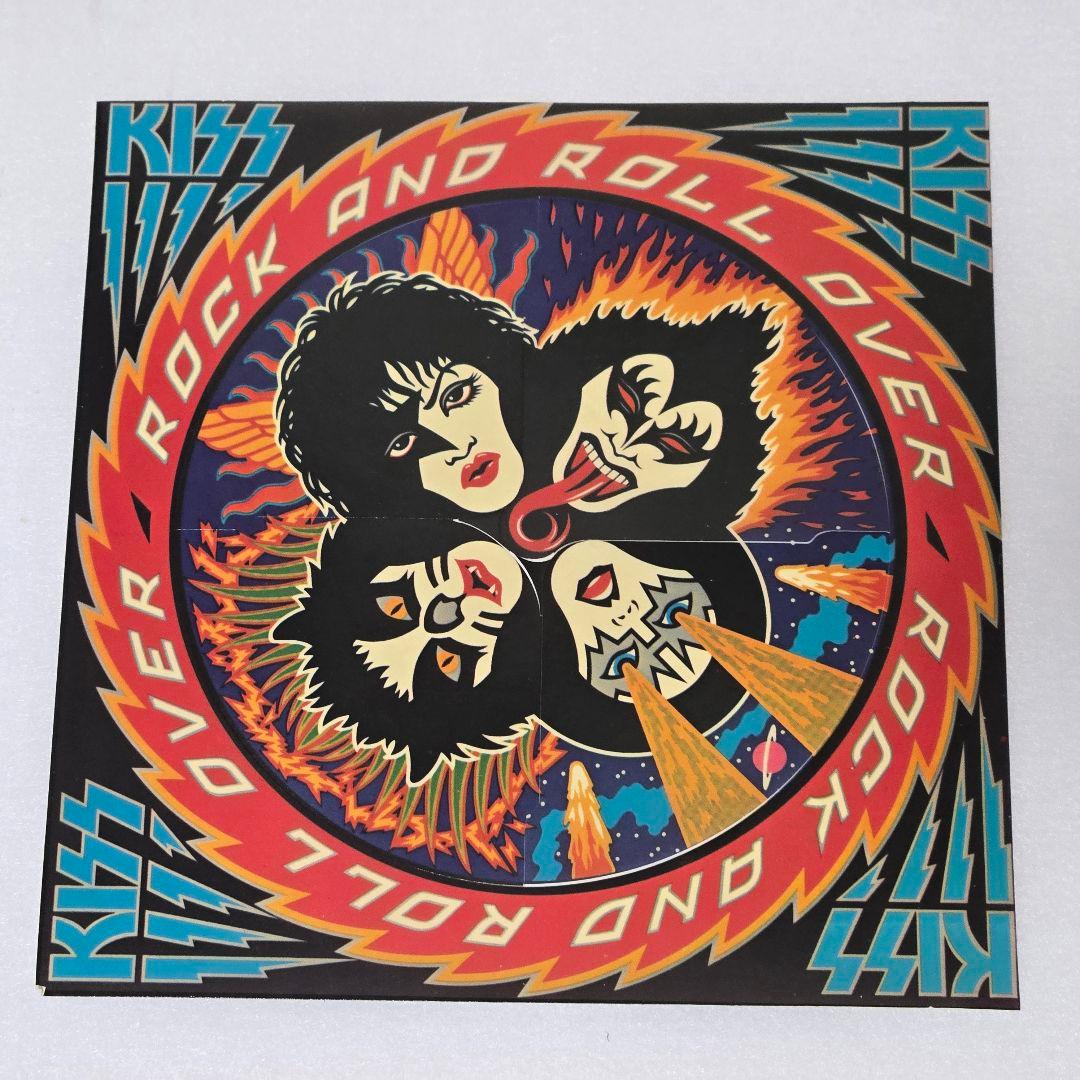 KISS/地獄のロックファイアー（LPレコード）※W帯,ポスター欠,ステッカー難