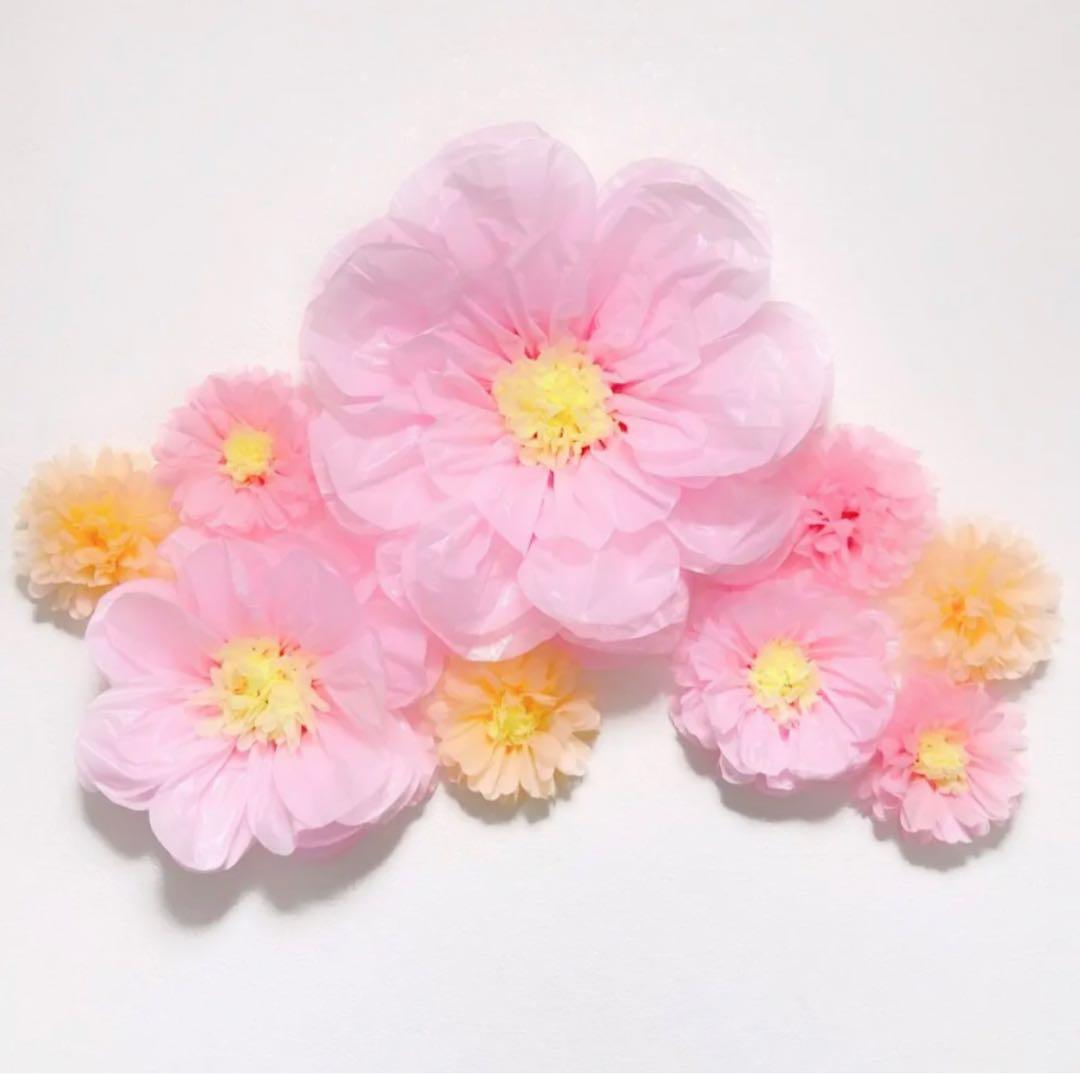 《再販》　ジャイアントフラワー　ペーパーフラワー フラワーペーパー 誕生日 飾り