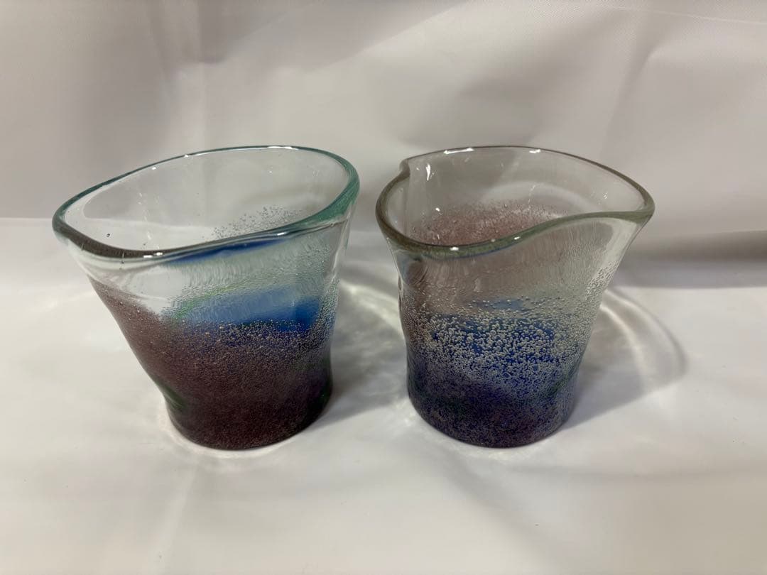 【稲嶺盛吉】琉球ガラス　グラスセット③