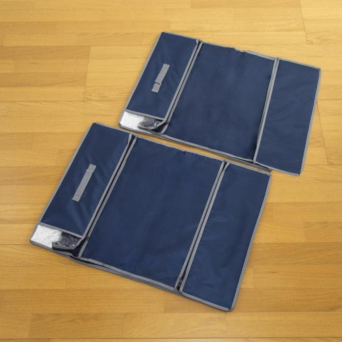 TEIJIN 乾っとデオケースLight【大/小セット】（各2個セット）ネイビー