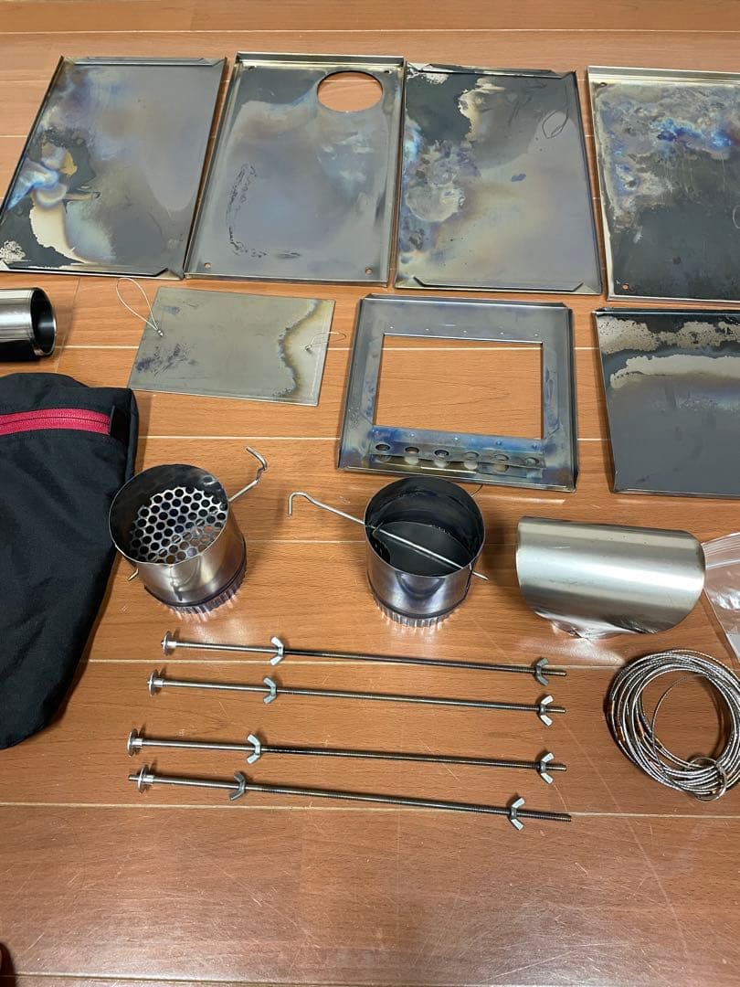 Seek outside ポータブルチタン薪ストーブL+オプション3種