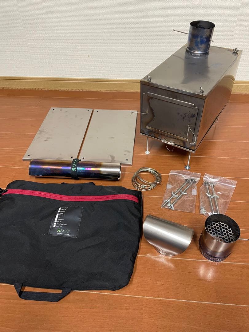 Seek outside ポータブルチタン薪ストーブL+オプション3種