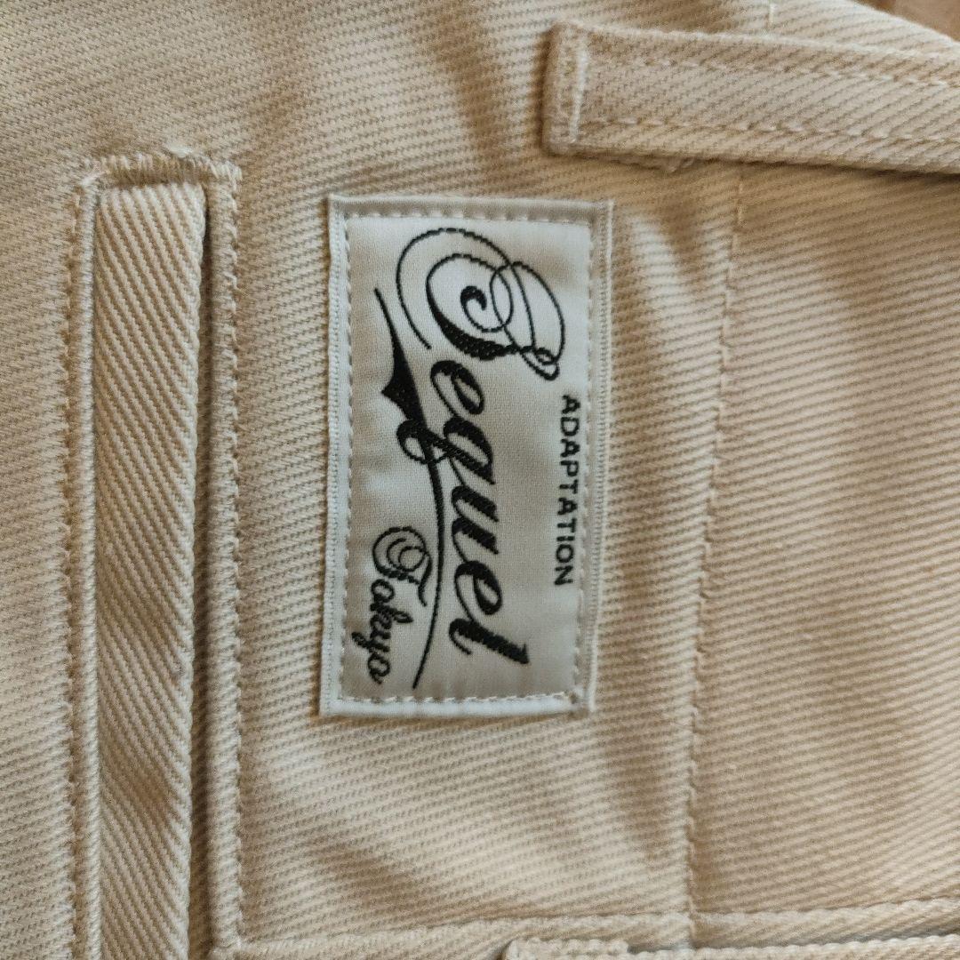 サイズM ベージュ チノパン SEQUEL TYPE-XFシークエル