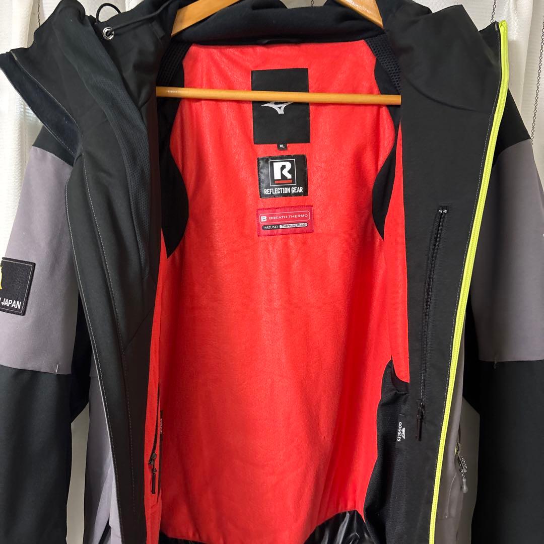 美品【MIZUNO】SAJ スキーウェア上下　 JAPAN
