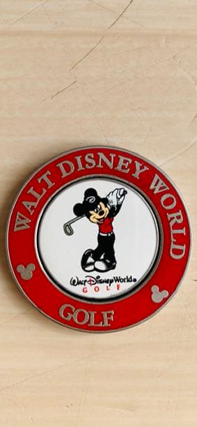 超レア　ディズニー　ゴルフボールマーカ－　ペア　ミッキーマウス　ミニーマウス