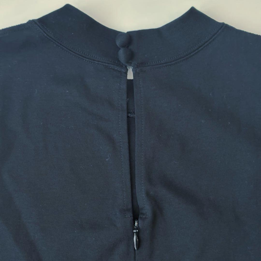 mame kurogouchi クラシックコットンドレス ブラック