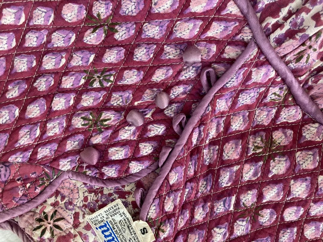 1月21日限定値下げ　ヴィンテージ 70s インド綿ワンピース 70年代