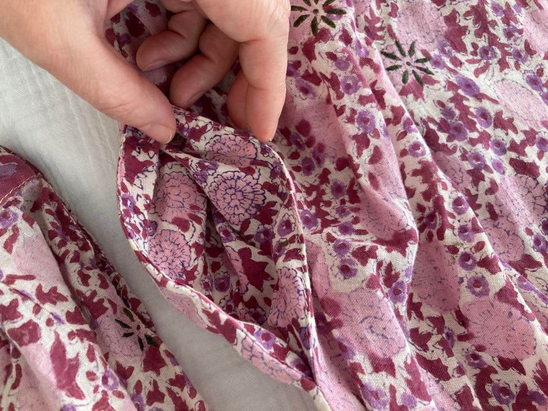 1月21日限定値下げ　ヴィンテージ 70s インド綿ワンピース 70年代