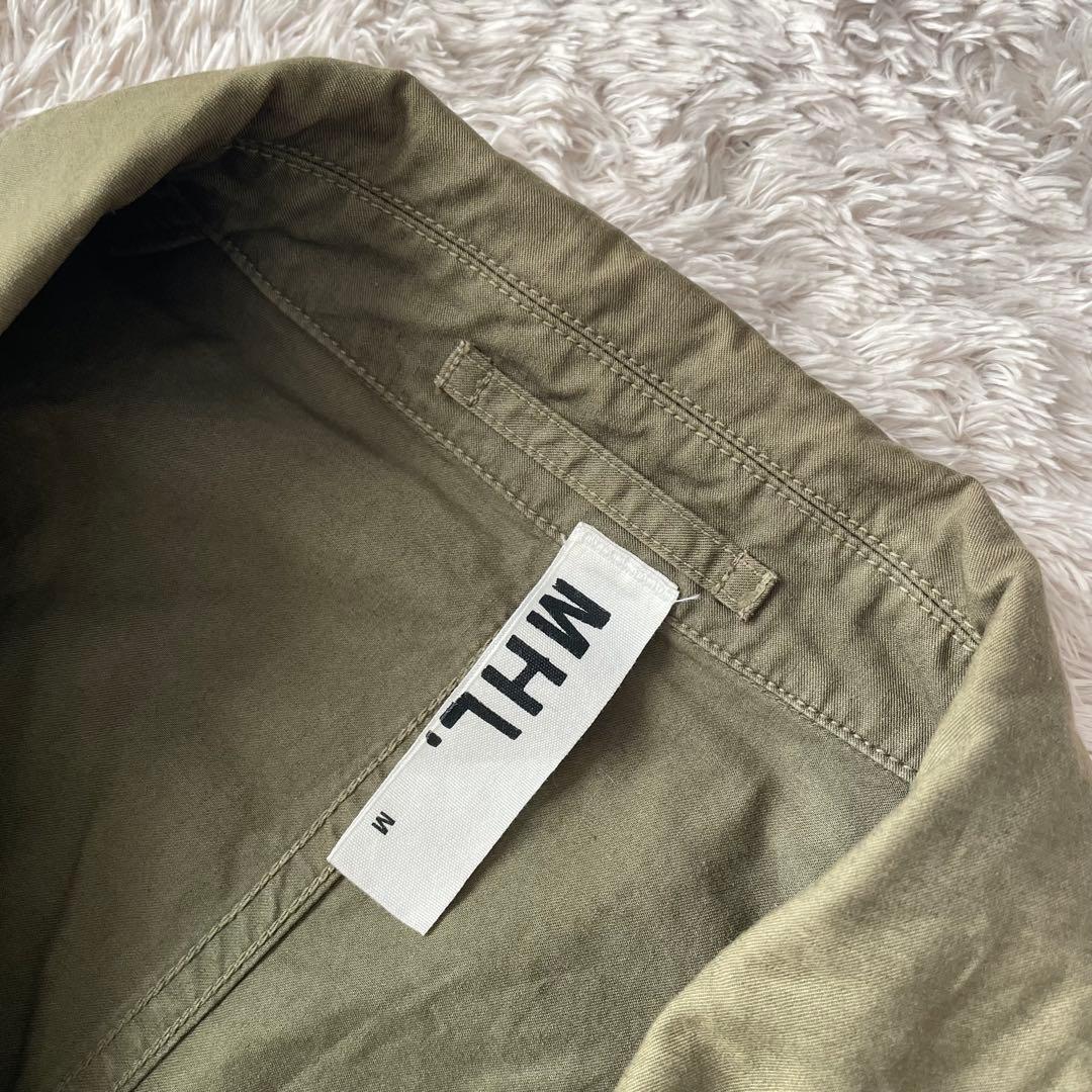 エムエイチエル MHL fatigue jacket M カーキ