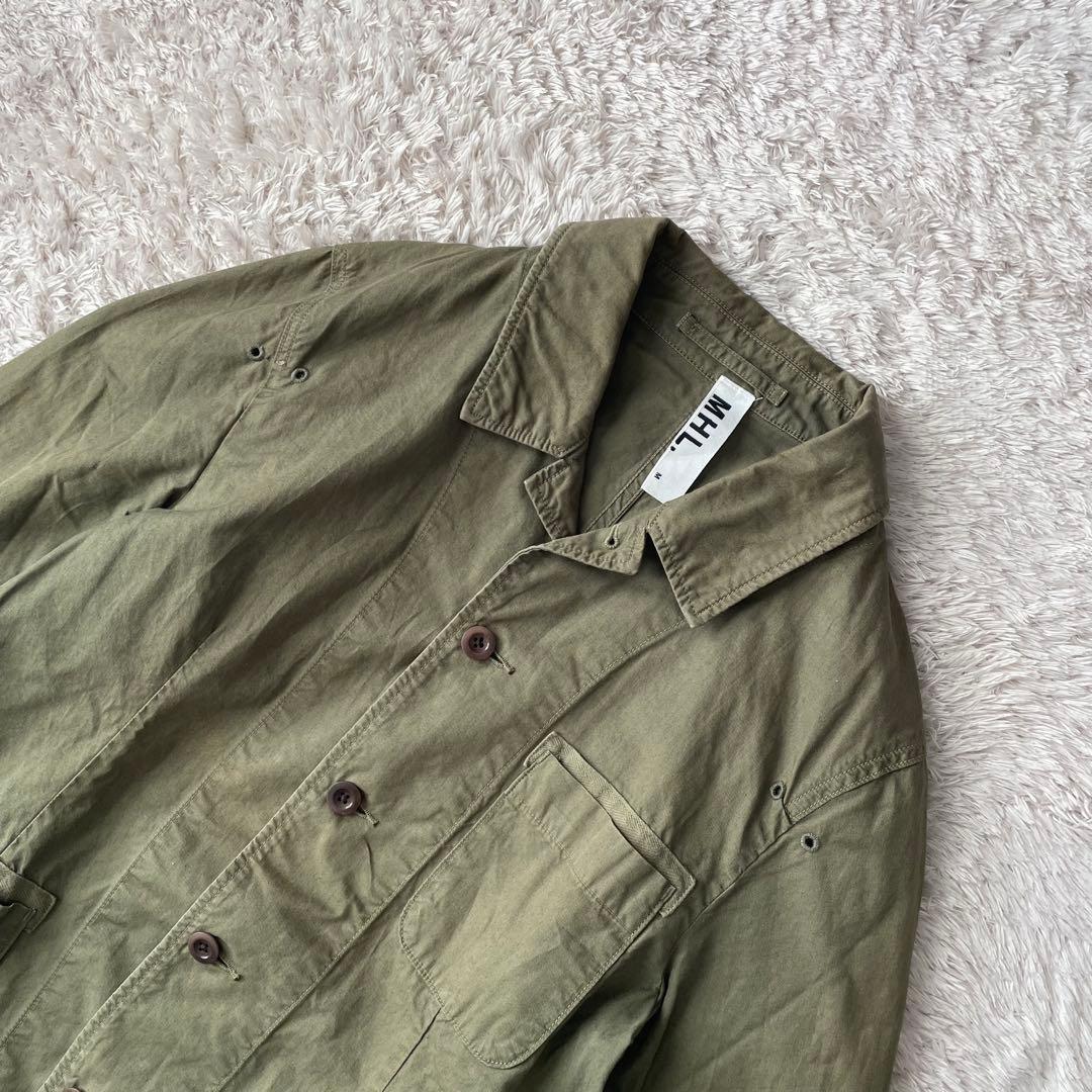 エムエイチエル MHL fatigue jacket M カーキ
