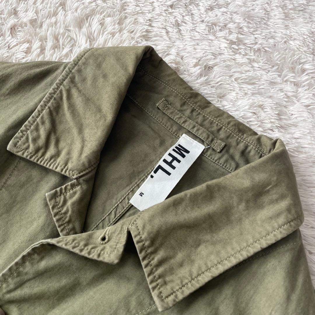 エムエイチエル MHL fatigue jacket M カーキ