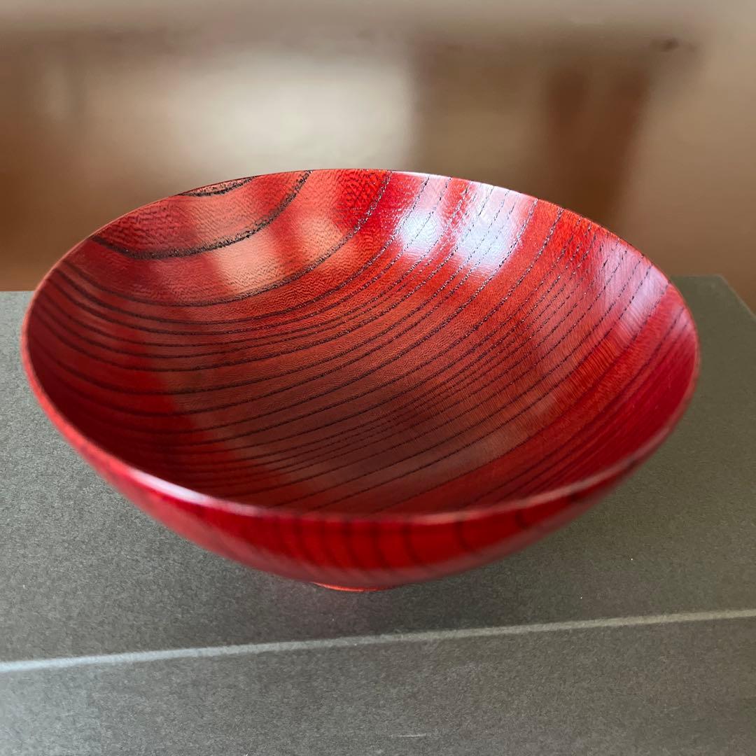 山田平安堂　漆器　欅　 めし椀2個セット　ペア