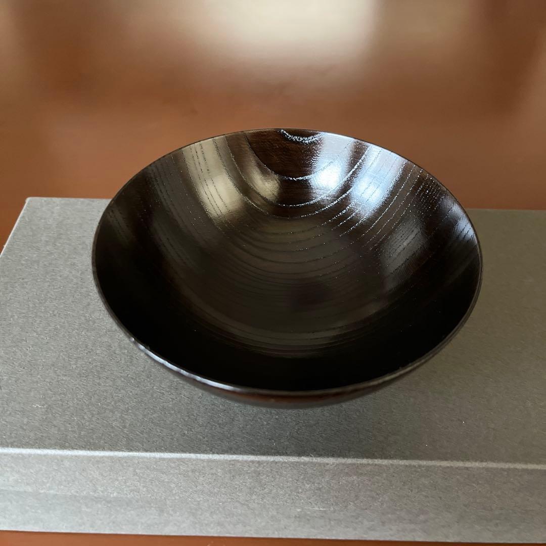 山田平安堂　漆器　欅　 めし椀2個セット　ペア