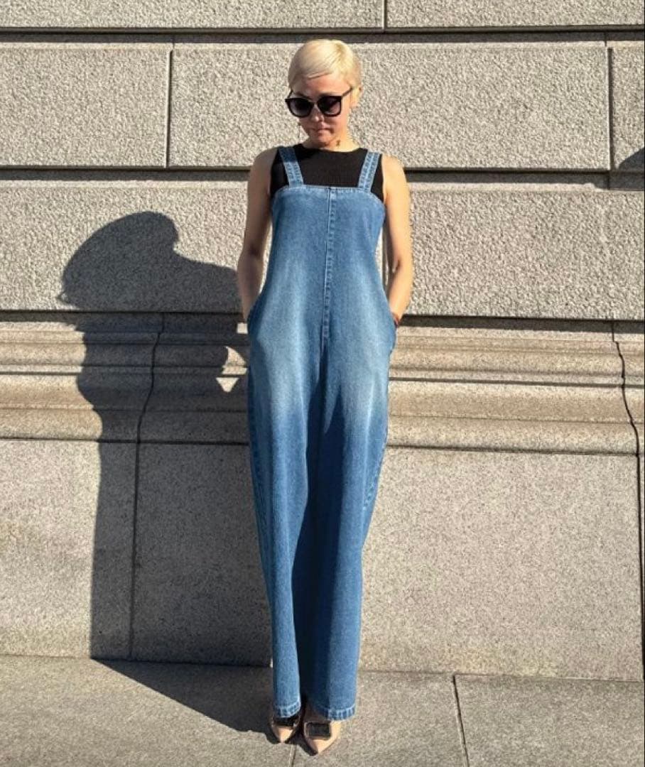 JENNE ジェンヌ　 ライトブルー デニム オールインワン