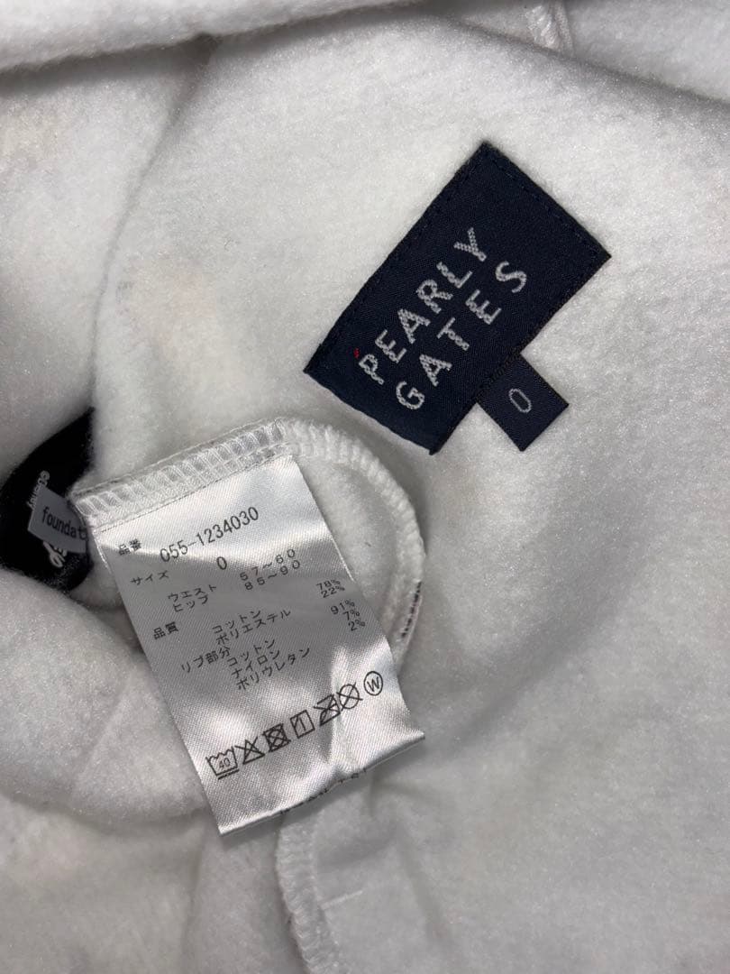 （新品）パーリーゲイツ、ミッキー特別コレクション、ストレッチスカート、サイズ0