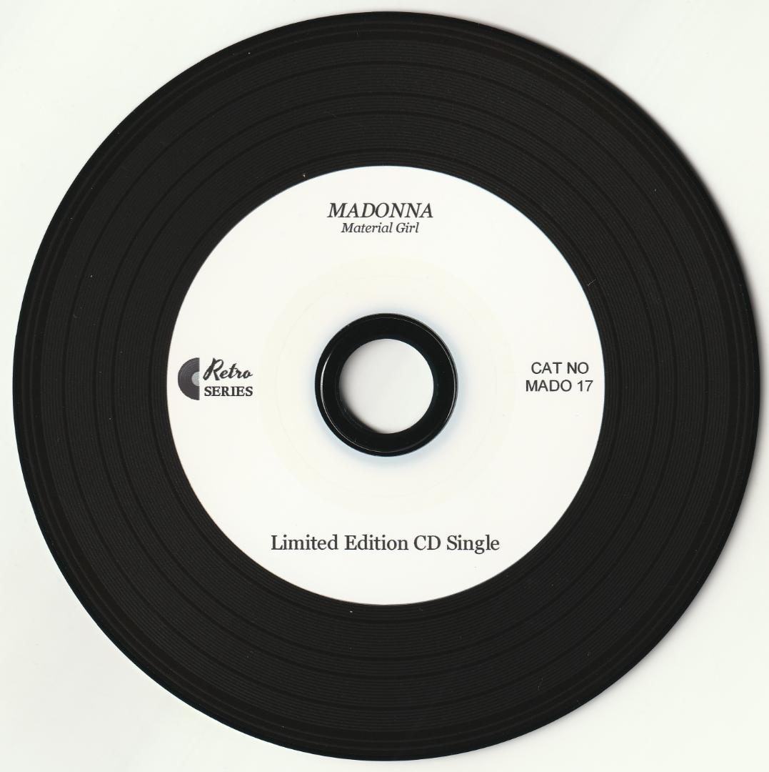 Madonna　Material Girl リミックス集　貴重 CD