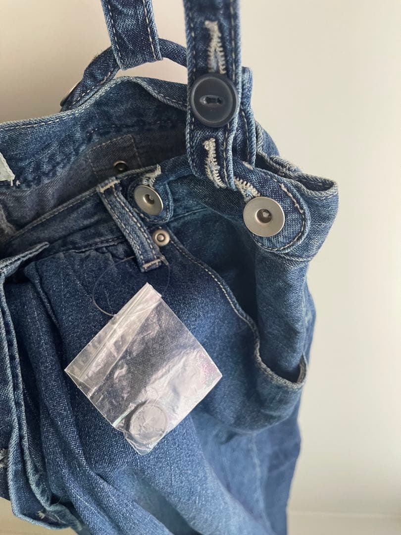 antiqua ヴィンテージデニムスカート サロペット