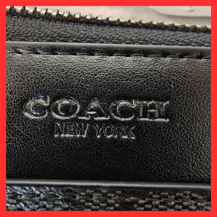 【新品未使用】COACH　長財布　F58112　SV/BK
