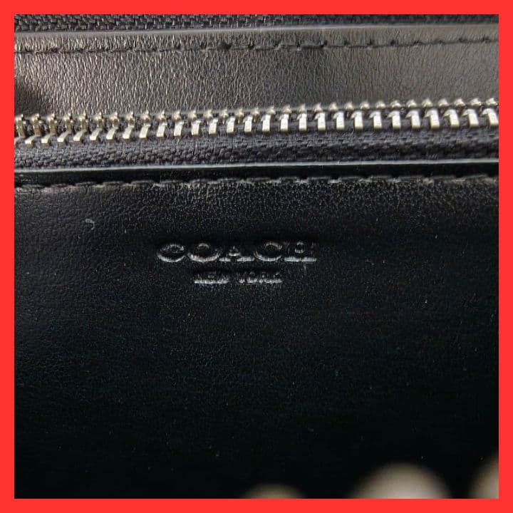 【新品未使用】COACH　長財布　F58112　SV/BK