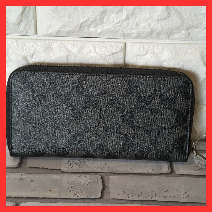 【新品未使用】COACH　長財布　F58112　SV/BK