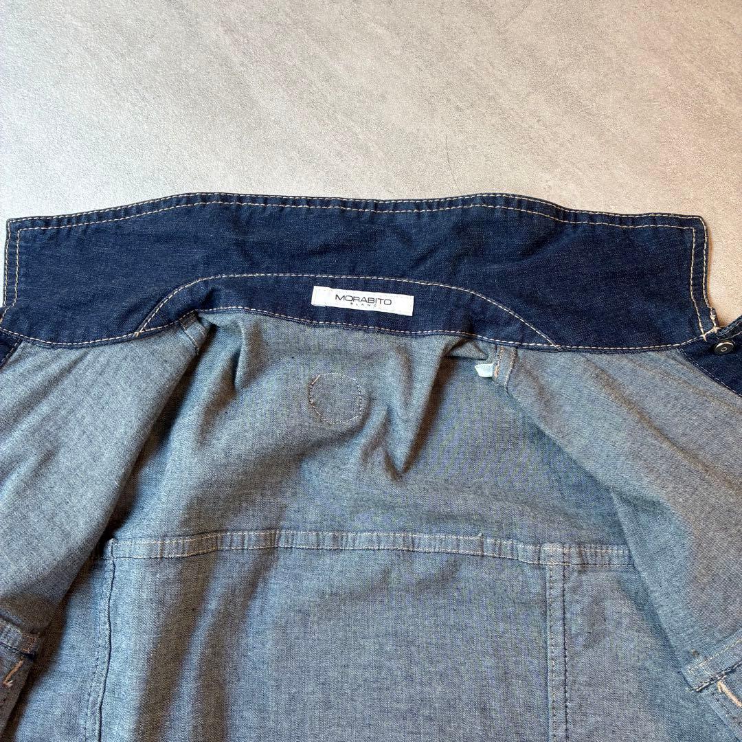 MORABITO BLANC モラビトブラン ストレッチデニムジャケット38