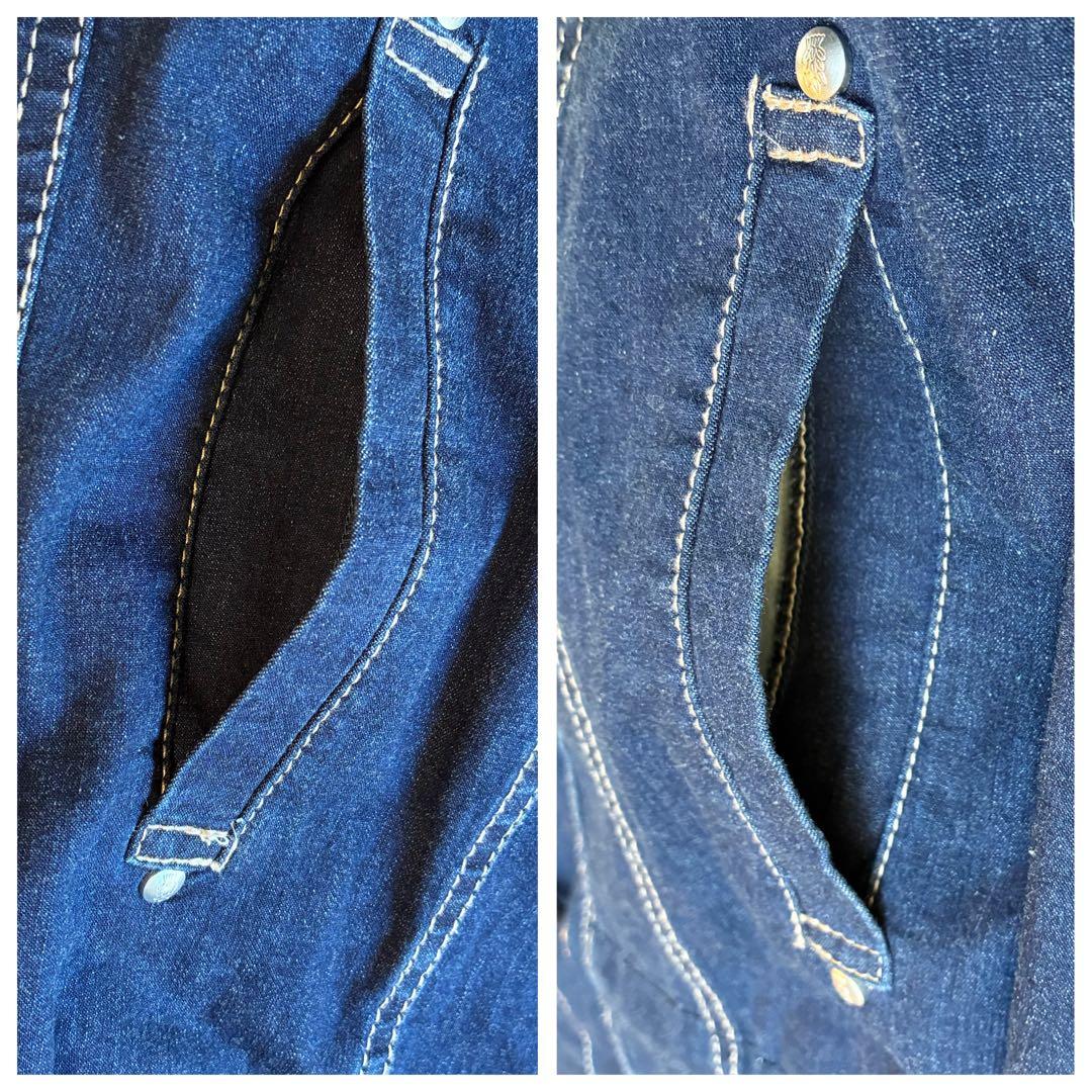 MORABITO BLANC モラビトブラン ストレッチデニムジャケット38